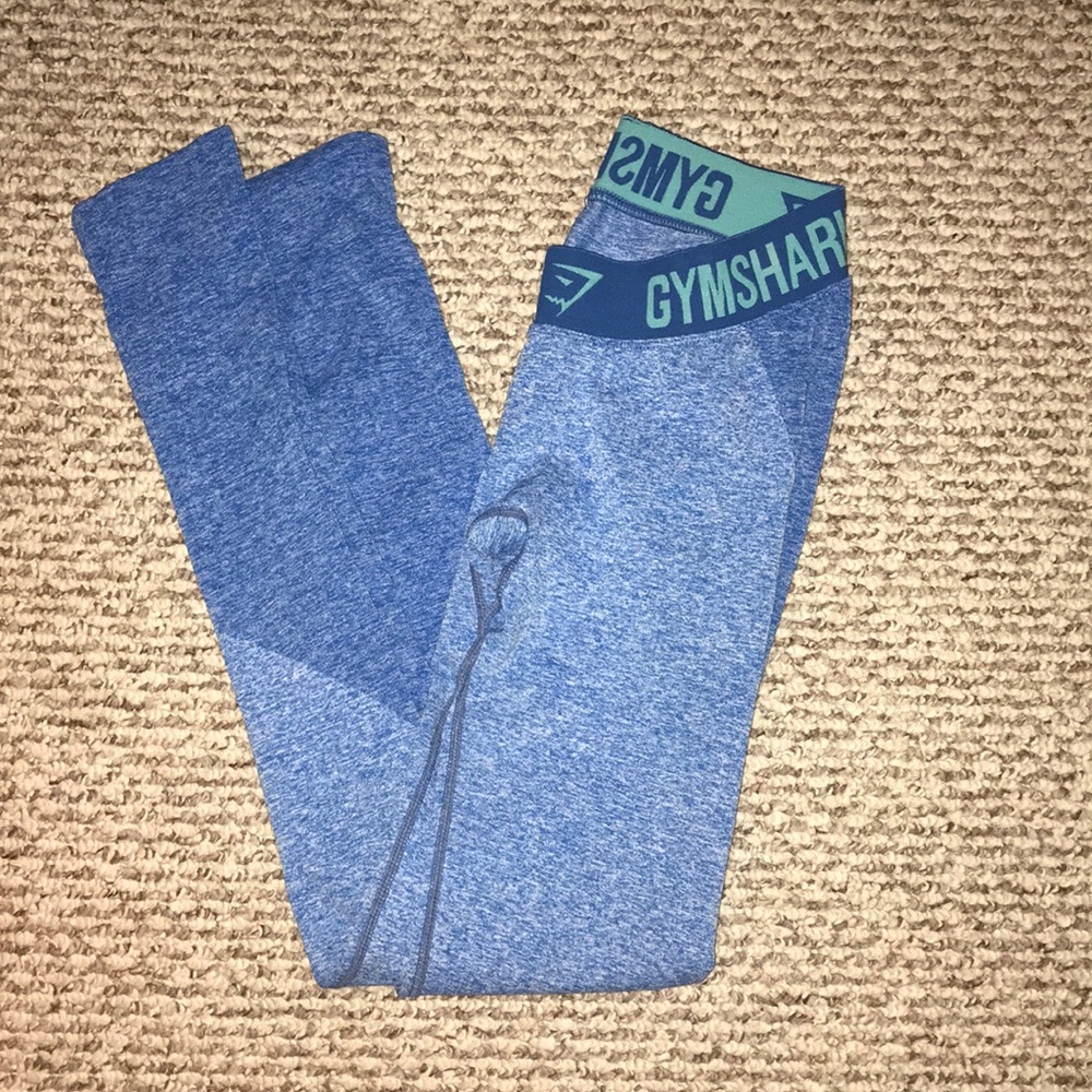 Gymshark blue flex leggings - full length